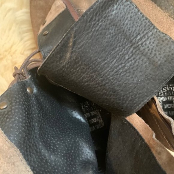 Like New Size 41 Italian Gray Winter Boots - Picture 8 of 11